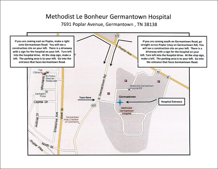 GermantownMethodistMap