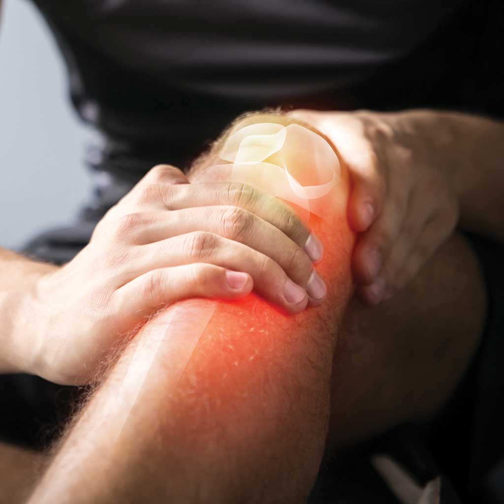 Knee Showing Injury